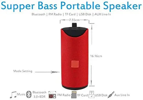 Compact Bluetooth Wireless Speaker Style Tech Mart