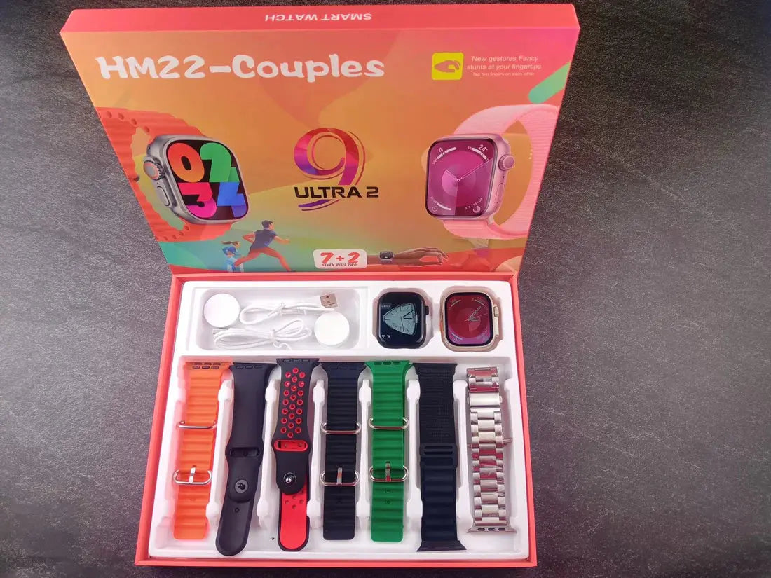 HM22-Couple Smart Watch Style Tech Mart