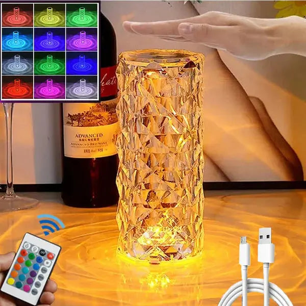 LED Crystal Table Lamp Style Tech Mart