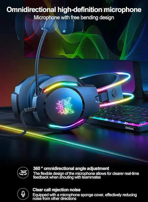 Professional Gaming Headset Style Tech Mart